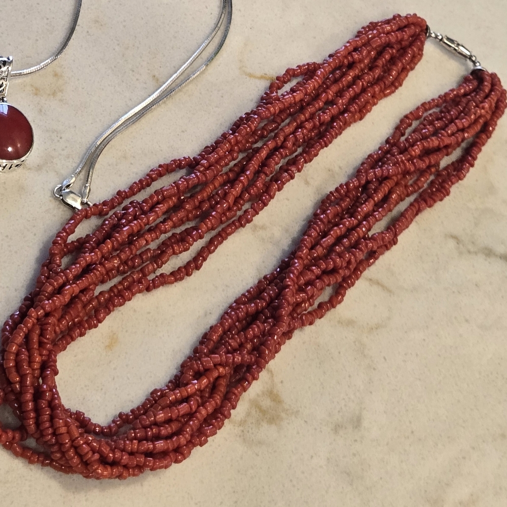 Silpada Coral  Necklace